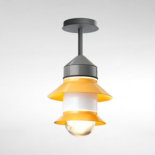 Zewnętrzna Lampa MARSET, Santorini, ściemnialny, żółty, szkło, design