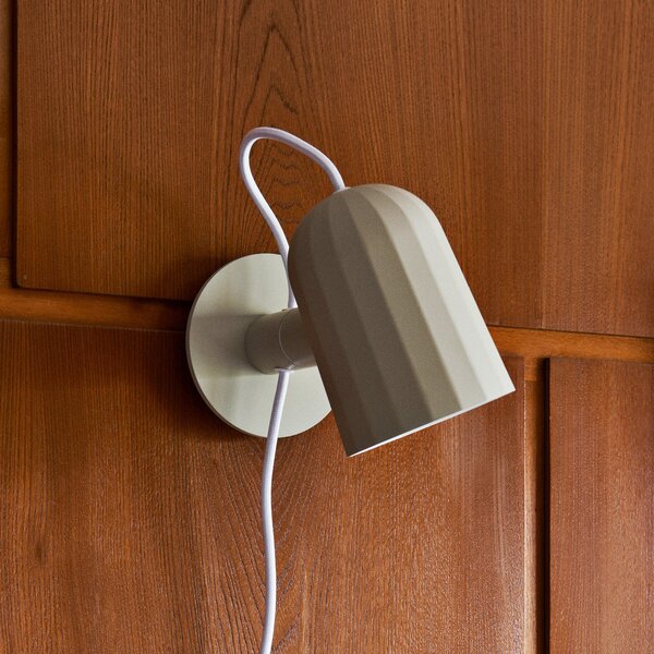 Lampa Ścienna HAY, Noc Wall, biały, salon, metal, design