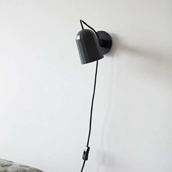 Lampa Ścienna HAY, Noc Wall, szary, salon, metal, design