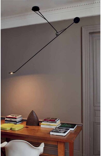 Lampa Sufitowa DCW, czarny, salon, aluminium