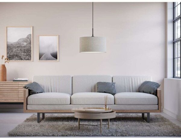 Lampa Wisząca Belid, biały, jadalnia, tkanina | tekstylia