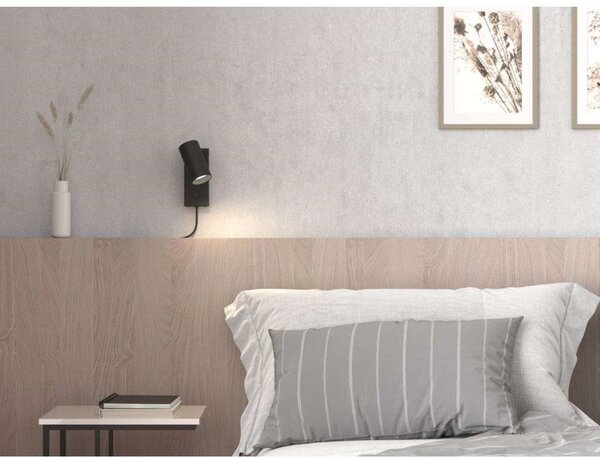 Lampa Ścienna Belid, ściemnialny, czarny, salon, metal