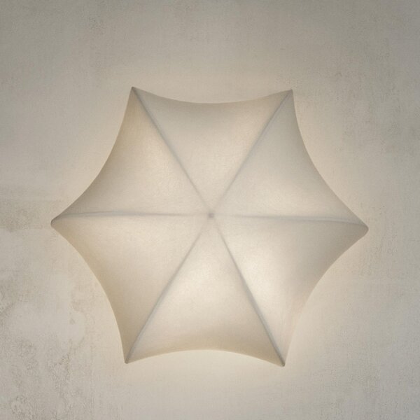Lampa Ścienna ferm LIVING, Poem, ściemnialny, biały, salon, metal, design