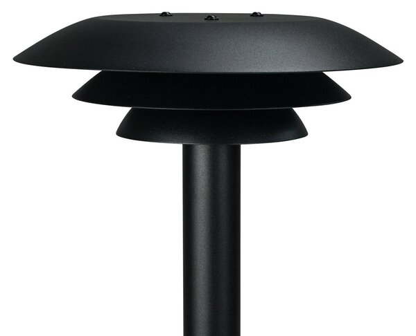 Zewnętrzna Lampa Dyberg Larsen, DL25 Outdoor, ściemnialny, czarny, metal, skandynawski