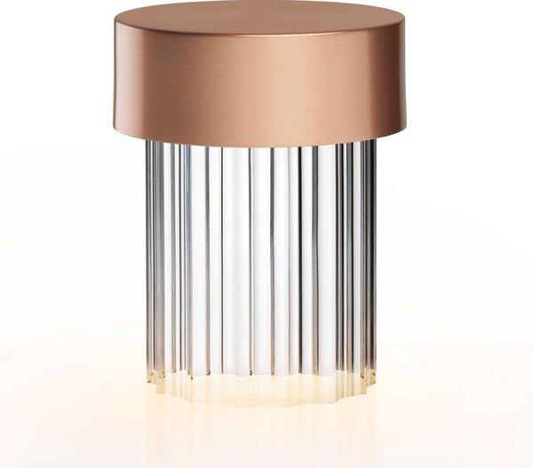Lampa Stołowa FLOS, Last Order, ściemnialny, miedziany, salon, szkło, design