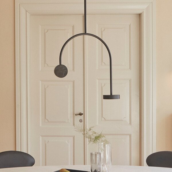 Lampa Wisząca AYTM, Grasil, czarny, salon, metal, design