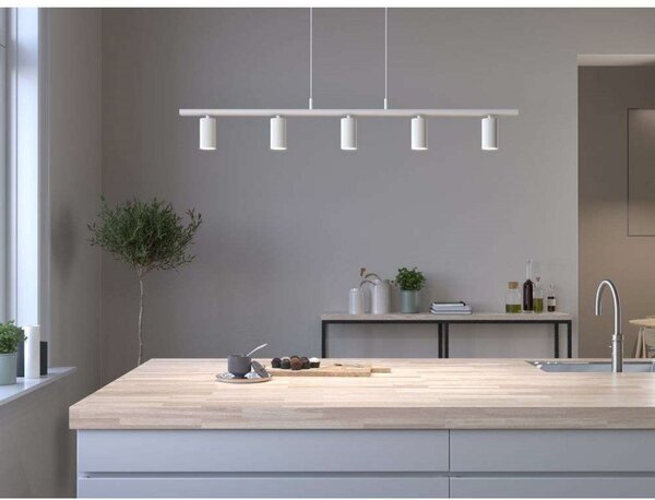 Lampa Wisząca Belid, biały, jadalnia, metal