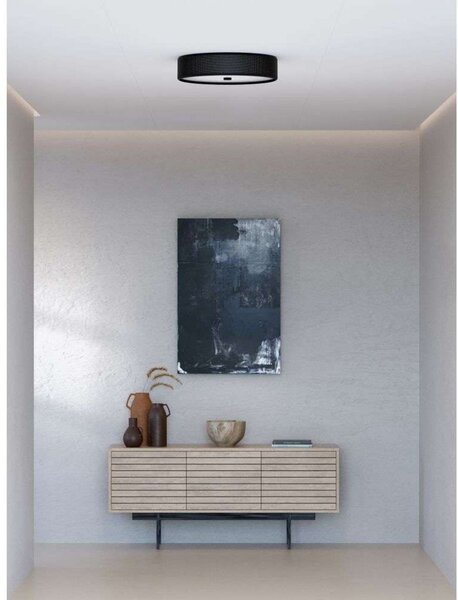 Lampa Sufitowa Herstal, czarny, kuchnia, metal