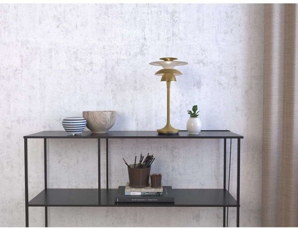 Lampa Stołowa Belid, złoty | mosiężny, salon, metal