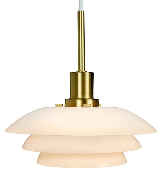 Lampa Wisząca Dyberg Larsen, DL20, ściemnialny, biały, salon, szkło, skandynawski