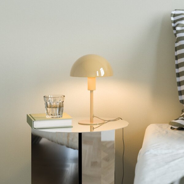 Lampa Stołowa Nordlux, Ellen Mini, żółty, salon, metal, skandynawski