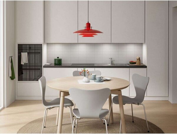 Primus I Lampa Wisząca Ø43 Glossy Red/Matt Black - Belid