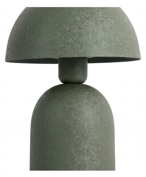 Zielona lampa stołowa z metalowym kloszem (wysokość 30 cm) Boaz – Leitmotiv