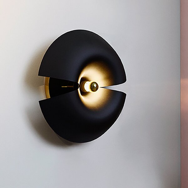 Lampa Ścienna AYTM, Cycnus, ściemnialny, czarny, salon, aluminium, design