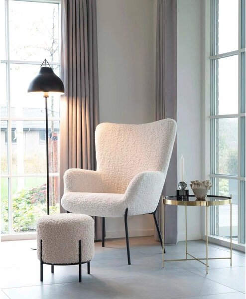 Beżowy taboret Alford – House Nordic
