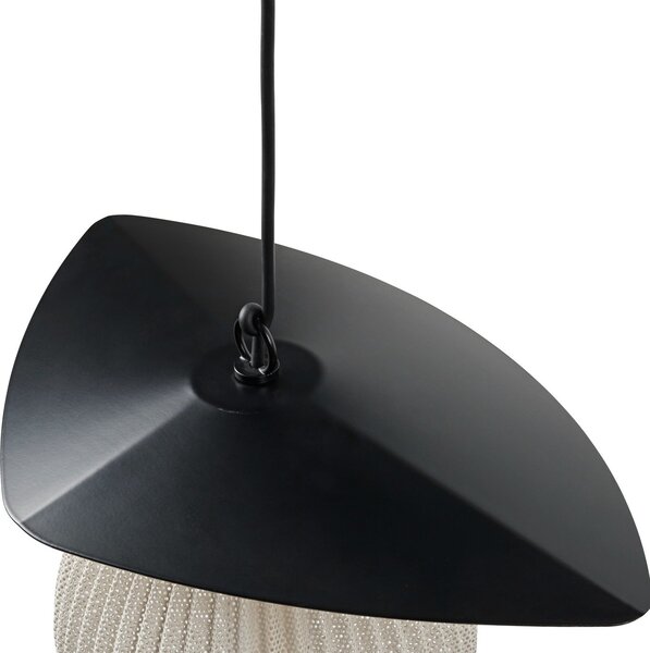 Zewnętrzna Lampa GUBI, Satellite, czarny, balkon, stal szlachetna, design