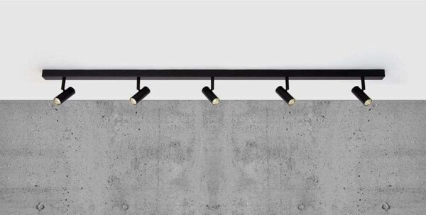Lampa Sufitowa Nordlux, ściemnialny, czarny, salon, tworzywo sztuczne