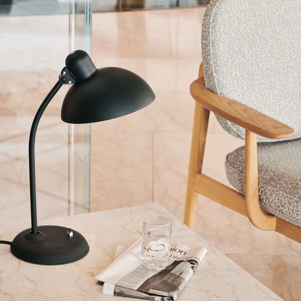 Lampa Stołowa FRITZ HANSEN, Kaiser Idell 6556-T, czarny, salon, metal, design