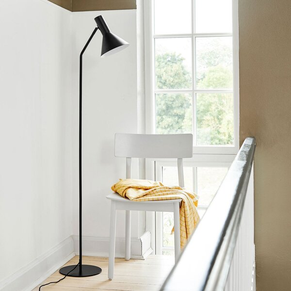 Lampa Podłogowa FRANDSEN, Lyss, czarny, salon, metal, design
