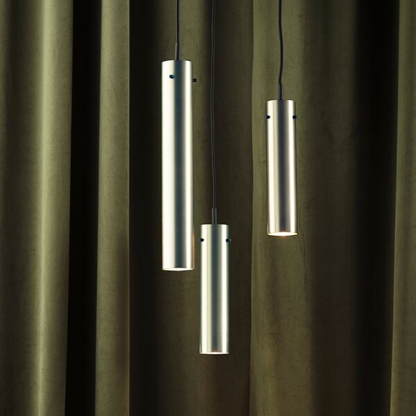 Lampa Wisząca FRANDSEN, FM2014, ściemnialny, metaliczny, salon, metal, design