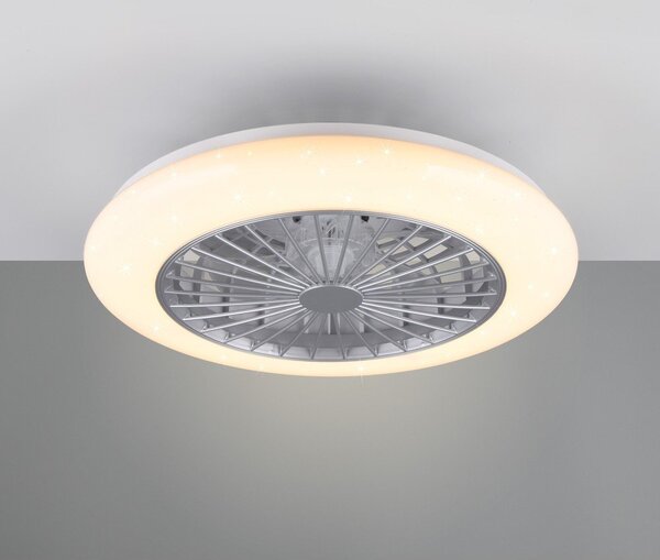 Biała lampa sufitowa LED Stralsund – Reality