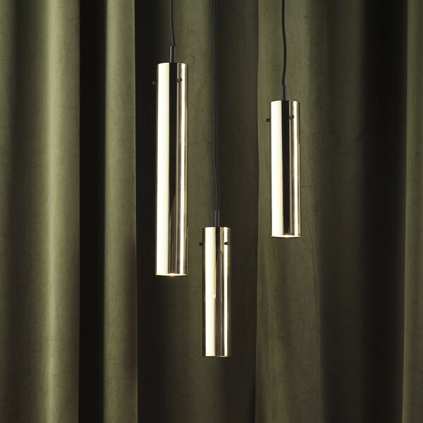 Lampa Wisząca FRANDSEN, FM2014, ściemnialny, złoty | mosiężny, salon, mosiądz, design
