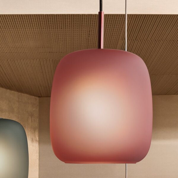 Lampa Wisząca FRITZ HANSEN, Maluma, ściemnialny, fioletowy, salon, szkło, design