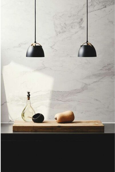 Lampa Wisząca Halo Design, czarny, jadalnia, szkło