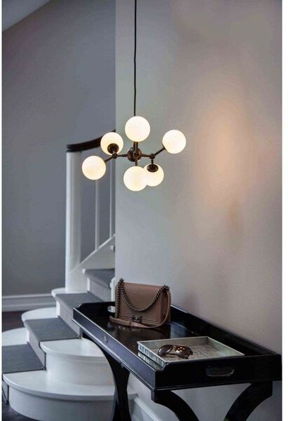 Lampa Wisząca Halo Design, biały, jadalnia, szkło