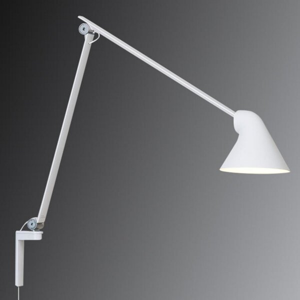 Lampa Ścienna Louis Poulsen, NJP, biały, salon, metal, design