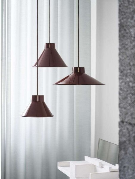 Lampa Wisząca Muuto, czerwony, jadalnia, metal, design