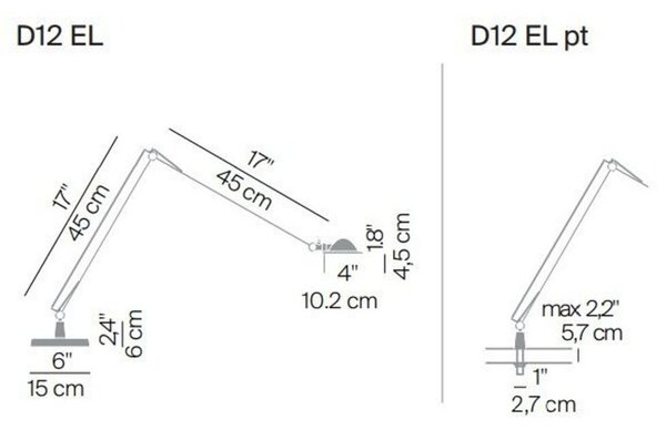 Lampa Stołowa Luceplan, metaliczny, gabinet | pracownia, metal