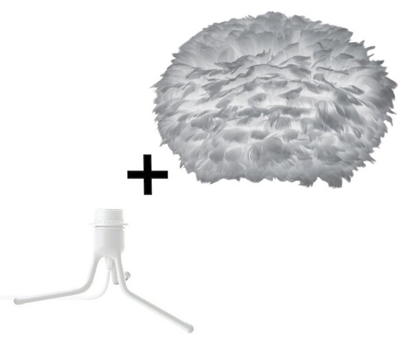 Eos Lampa Podłogowa Large w/Mini Fod Szary/Biały - UMAGE