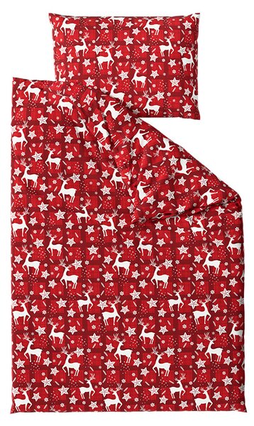 Pościel z mikrofibry VELVET CHRISTMAS czerwone Rozmiar pościeli: 70 x 90 cm | 140 x 220 cm
