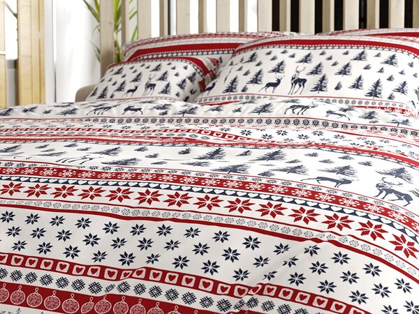 Pościel z mikrofibry TWINKLE CHRISTMAS kolorowa Rozmiar pościeli: 70 x 90 cm | 140 x 220 cm
