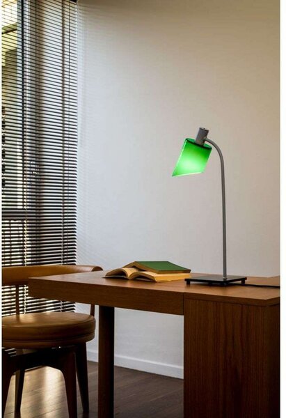 Lampa Stołowa Nemo Lighting, niebieski, salon, metal