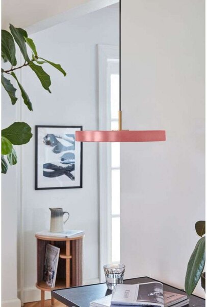 Asteria Lampa Wisząca Mini Rose/Steel Top - UMAGE