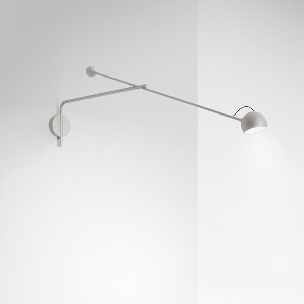 Lampa Ścienna Artemide, Ixa, ściemnialny, szary, salon, metal, design