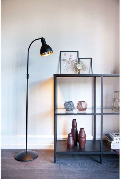 Lampa Podłogowa Halo Design, szary, salon, metal