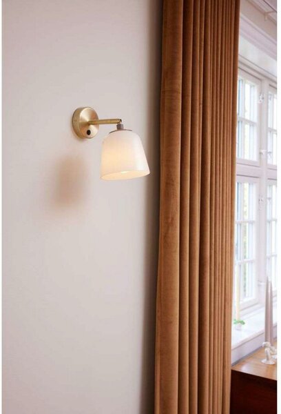 Lampa Ścienna Halo Design, złoty | mosiężny, metal