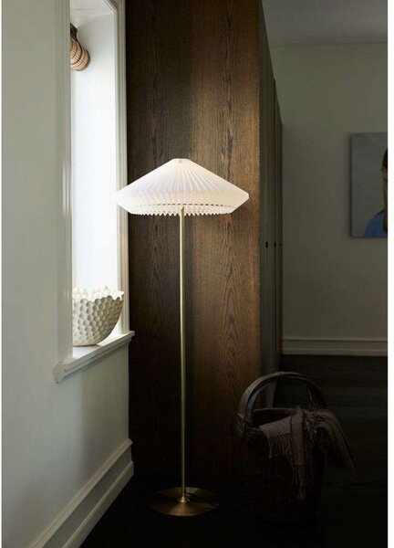 Lampa Podłogowa Halo Design, biały, salon, metal