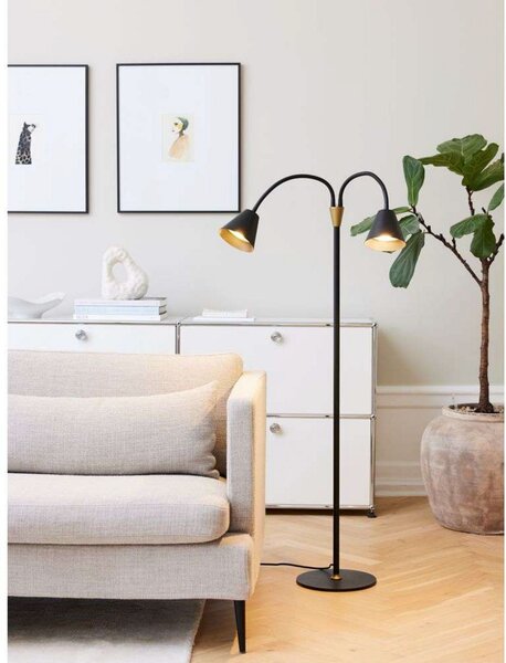 Hygge 2 Lampa Podłogowa Graphite Black - Halo Design