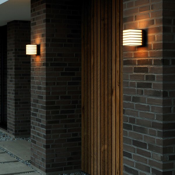 Zewnętrzna Lampa Nordlux, Fluktus, ściemnialny, czarny, metal, nowoczesny