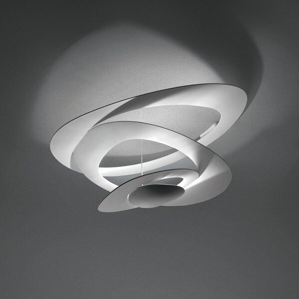 Lampa Sufitowa Artemide, Pirce, ściemnialny, biały, salon, metal, design