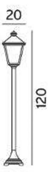 Zewnętrzna Lampa Norlys, czarny, taras, aluminium