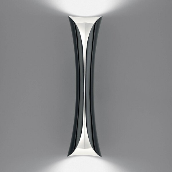Lampa Ścienna Artemide, Cadmo, ściemnialny, czarny, salon, tworzywo sztuczne, design
