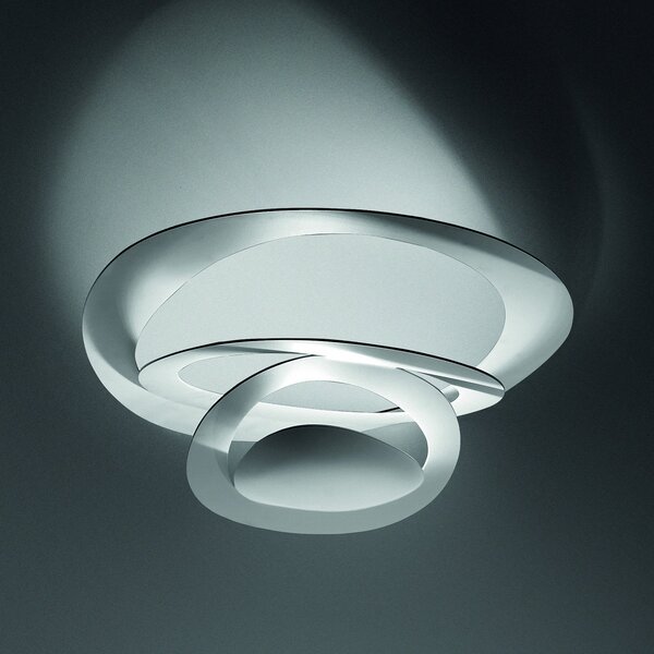Lampa Sufitowa Artemide, Pirce Mini, ściemnialny, biały, sypialnia, metal, design