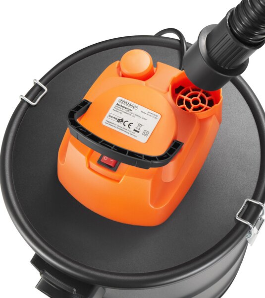 Odkurzacz do popiołu BENEDIKT, 1200 W, 18 kPa, czarny/pomarańczowy Monzana
