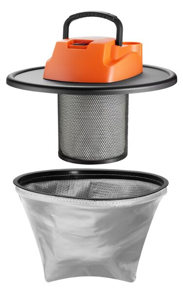 Odkurzacz do popiołu BENEDIKT, 1200 W, 18 kPa, czarny/pomarańczowy Monzana