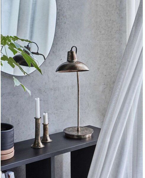 Lampa Stołowa House Doctor, brąz rdzawy, salon, metal